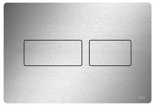 Betätigungsplatte TECEsolid in gebürstetem Edelstahl