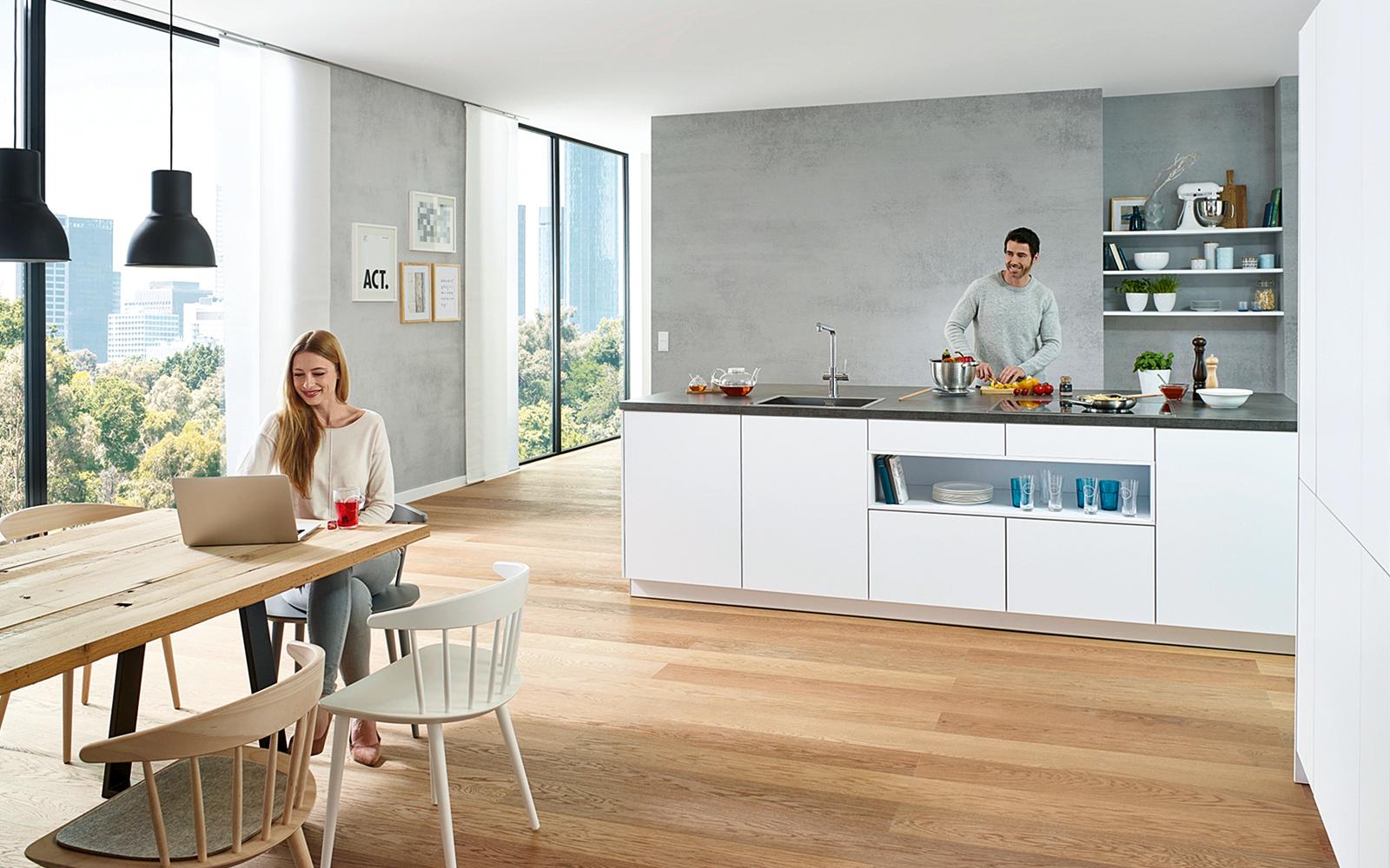 kochendes Wasser aus der Leitung direkt verwendbar