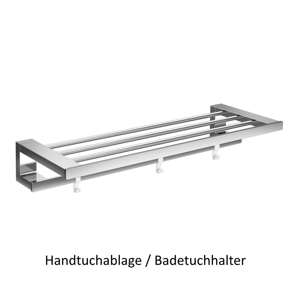  Handtuchablage und Badetuchhalter Freisteller